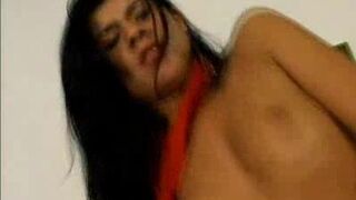 Sexy Latina Anne Riding a Black Hunk