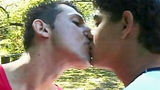 Fabio and Armando Outdoor Hook Up