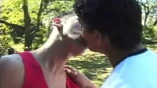 Fabio and Armando Outdoor Hook Up