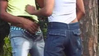 Gabriel Gay Outdoor Blowjob