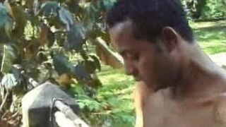 Horny Latino Showing Off His Dick