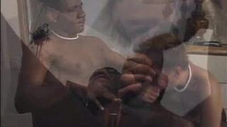 Gay Interracial Cock Cramming