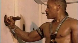 Black Gay Glory Hole Blowjob
