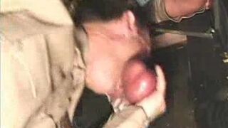 Gay Group Glory Hole Blowjob