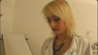Naughty Blonde Enjoys Clinic Fuck