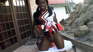 Ebony Cheerleader Pussy Tease