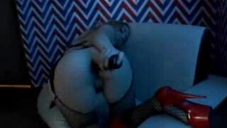 Annette Schwarz Gets Butt Plugging