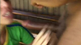 Hot Latina Blowjob and Fucking Anal closeup