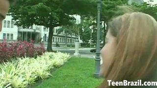 Brazilian Teen Girl has Sex with Older Man