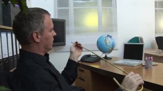 Kinky kitty student gets punished again, she seems to like it