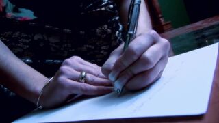 A hopeless blonde, a noose, and a cock