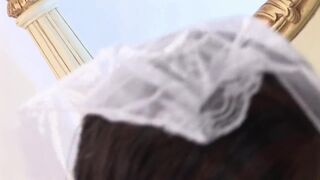 Ebony bride tight a tight cunt needs a white schlong