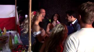 Where there are glorious tits and natural aphrodisiacs, there is a kinky orgy