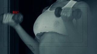 Hot tattooed babe gets her pussy rammed on the couch