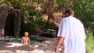 A good stepsister takes his big cock and his big load