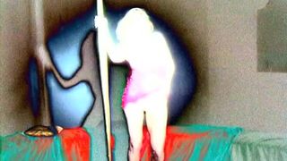 Big tits and pink pussy soaked in cum