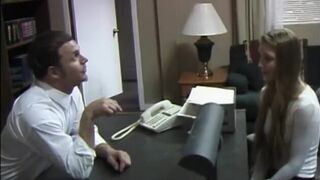 Hot babe riding big dick