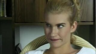 Professor fucks cute blonde after class