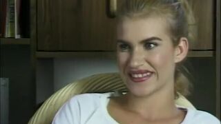 Professor fucks cute blonde after class