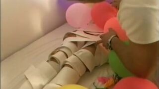 Slut fucked in pussy and ass