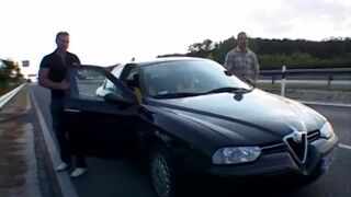 Blond babe getting her dp on hard