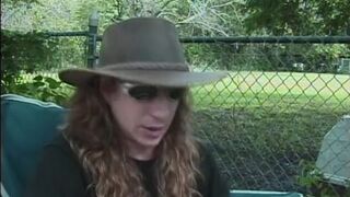 Big titted brunette gets anal and a throatfuck from a dude in cap