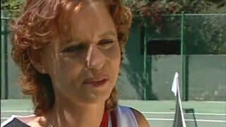 Sexy chick with perfect body is getting plowed outdoors