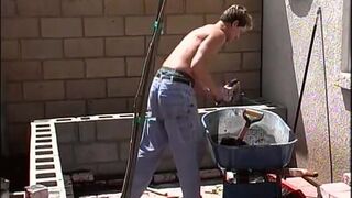 Two sexy teens are getting slammed in their both holes