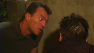 Alluring babe with big tits gets plowed on the couch in her butt hole