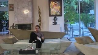 Alluring blonde babe gets plowed by a huge cock