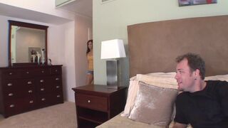 Astonishing babe got visited by her nasty pornstar friend