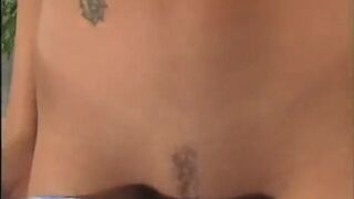 Busty brunette babe gets her tight butt hole fucked