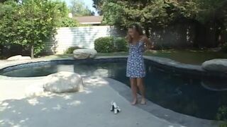 Naughty blonde teen gets her tight ass drilled by hard dick