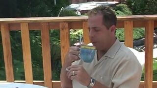 Dark haired teen gets her cunt licked and ass fucked