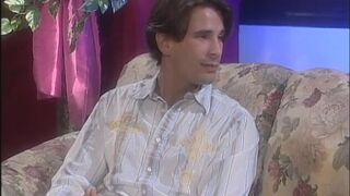 Fabulous babe with big tits gets fucked in her both holes