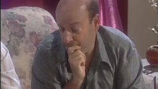 Fabulous babe with big tits gets fucked in her both holes