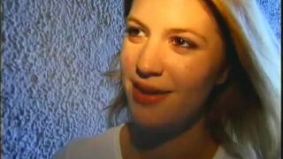 Blonde teen gets her tight ass hole drilled by hard dong