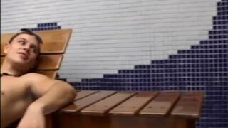 Redhead getting hot in bisexual threesome