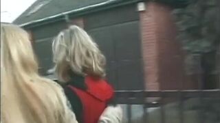 Amazing whore blondes fucked in all holes