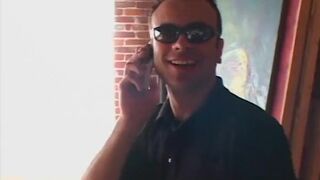 Horny asian whore fucks three random guys