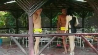 Tender tranny threesome