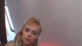 BEauty blonde babe get fucked in her tight ass first time