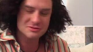 Anal whore takes stiff cock inside of her