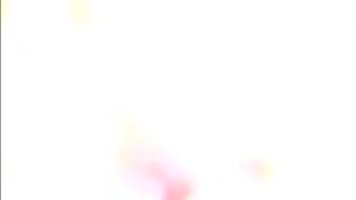 Gloves wearing brunette gets her ass hole drilled roughly