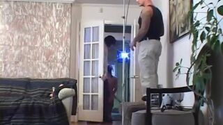 Two horny bitches in threesome with extreme insertion