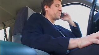 Tattooed teen with big round butt gets her pussy and ass hole pounded at casting