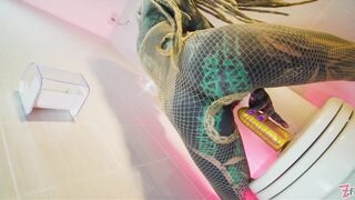 Alternative Tattoo Model Solo Piss Action