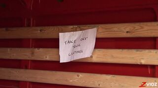 Euro Teen Sarah Rose Gets Anally Abused