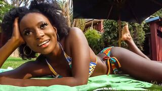 African Sex Trip - Black Girl On A Picnic Date Ends In Anal ATM Cumshot